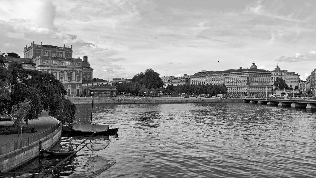 See mit dem Stockholmer Opernhaus links im Hintergrund.